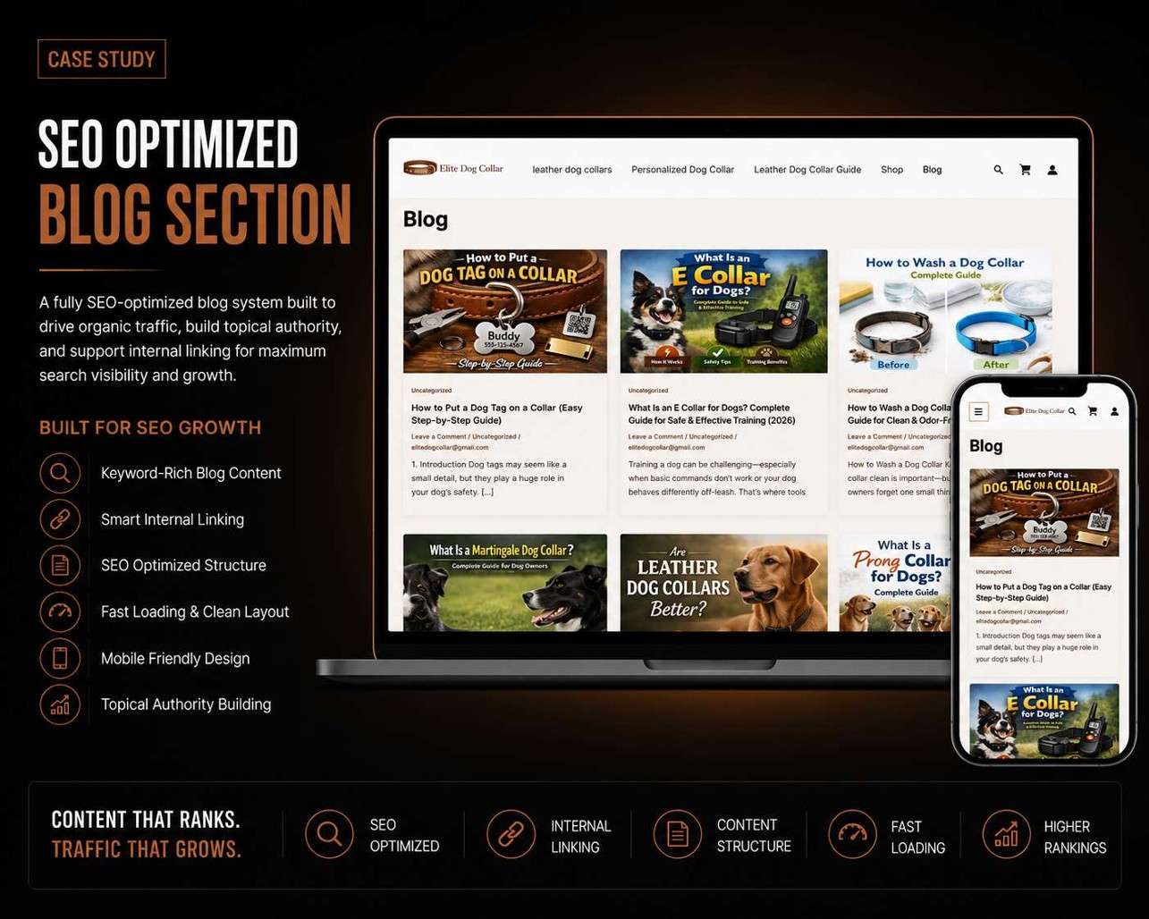 Elite Dog Collar premium WooCommerce storefront experience
