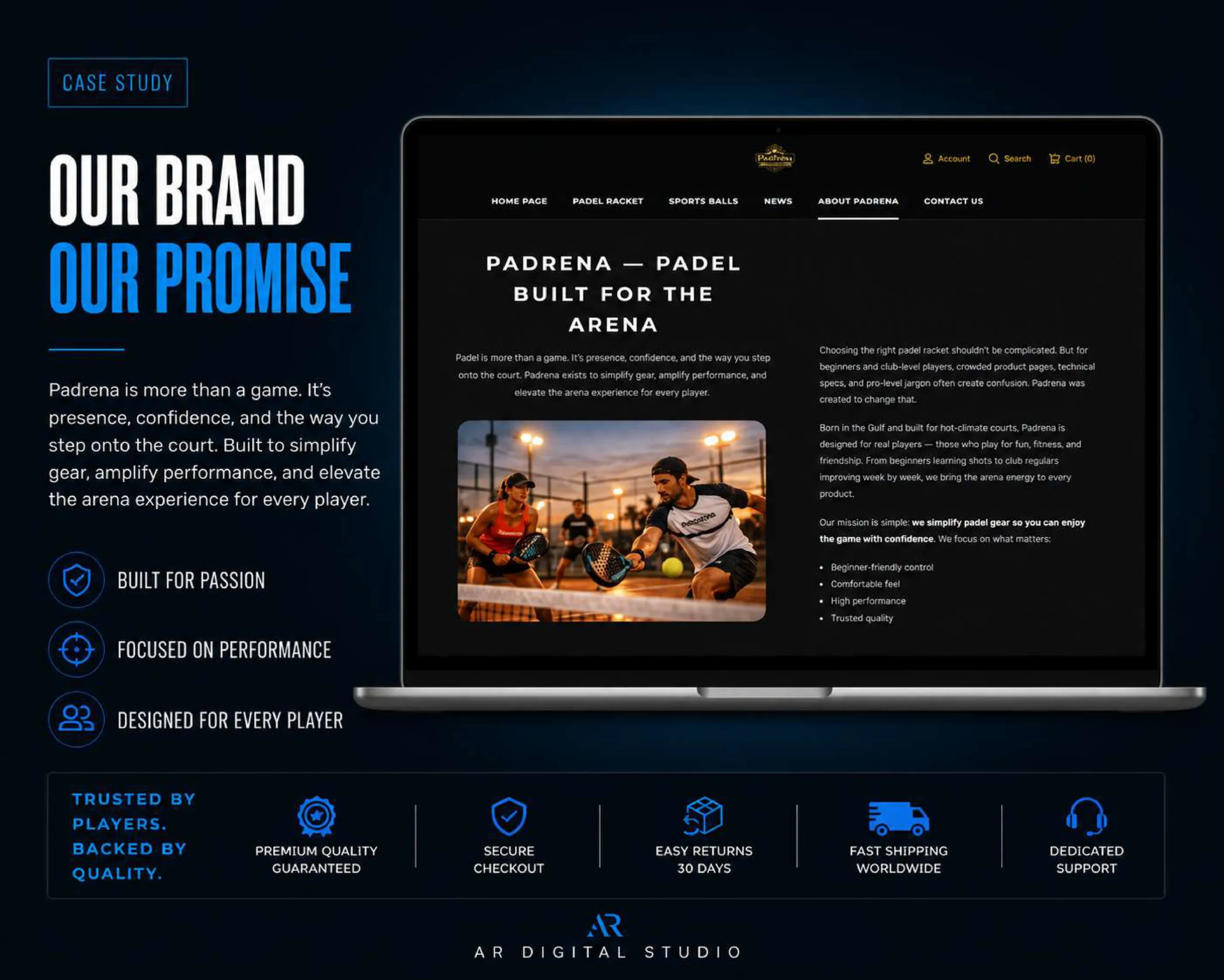 Padrena brand story and customer trust experience case study